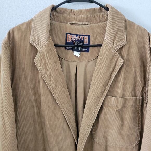Duluth Trading Jacket Mens M Corduroy Chore Blazer Hunting Elbow Patch Heritage - Picture 4 of 10